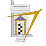 Escudo de la logia Enseñanza Salomón