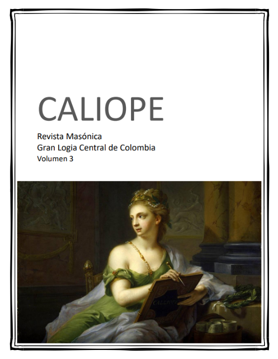 Portada Revista Calíope - Volumen 3